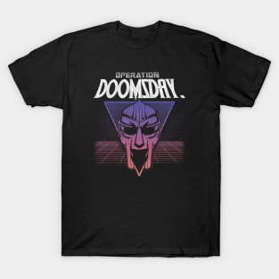 Retrowave Doom Gradient 9 T-Shirt